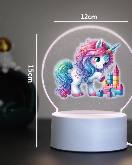 Kawaii Unicorn 3D Illusion Night Light