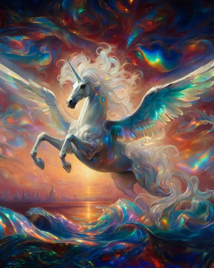 Bedroom Unicorn Canvas Wall Art