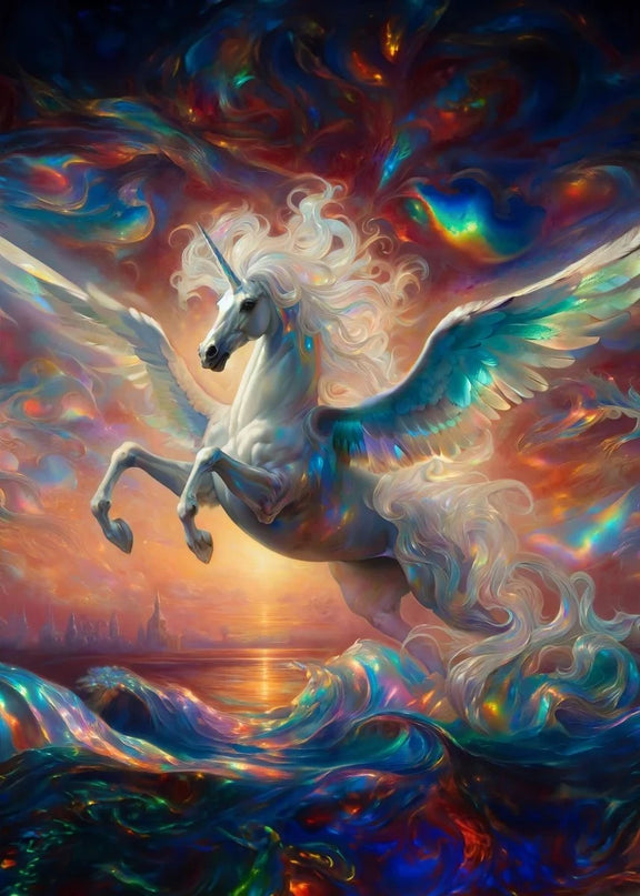 Bedroom Unicorn Canvas Wall Art