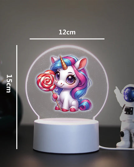 Kawaii Unicorn 3D Illusion Night Light