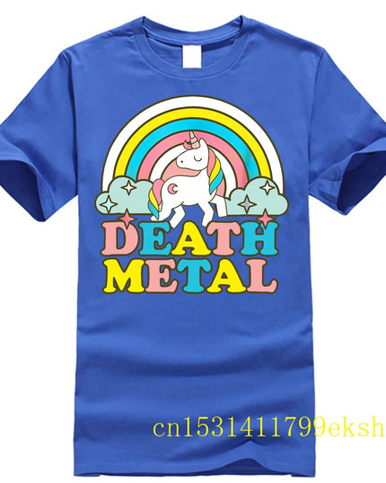 Blue Unicorn Shirt, Soft Cotton