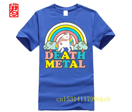 Blue Unicorn Shirt, Soft Cotton