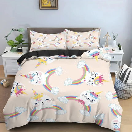 Caticorn Rainbow Bedding