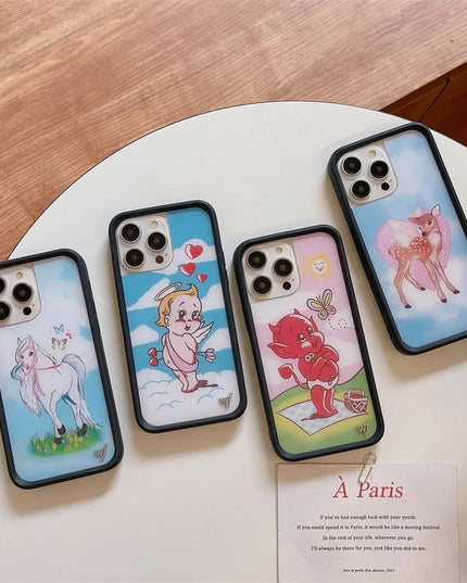 Cute Retro Cupid Angel Case