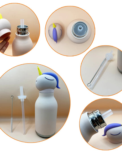 Unicorn Character Water Bottle