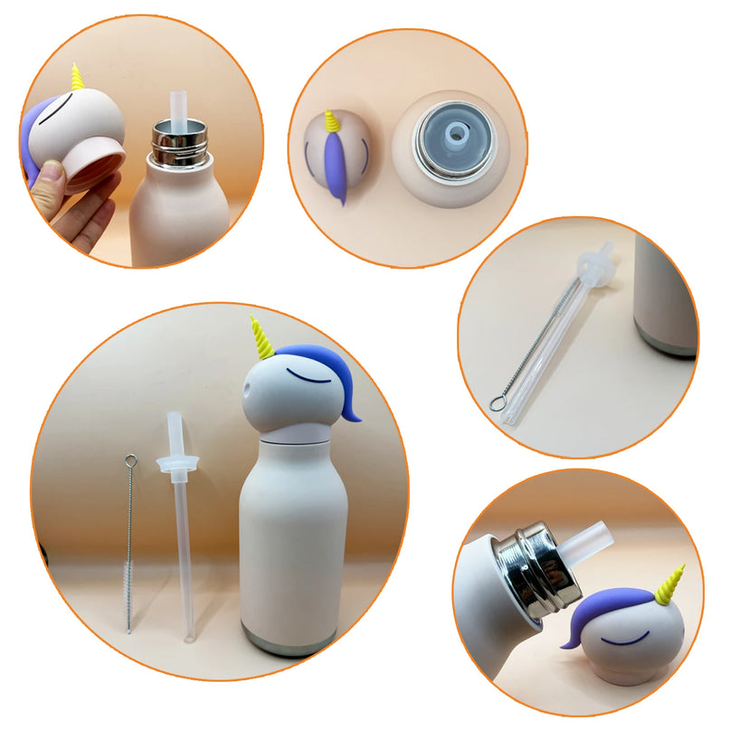 Unicorn Character Water Bottle