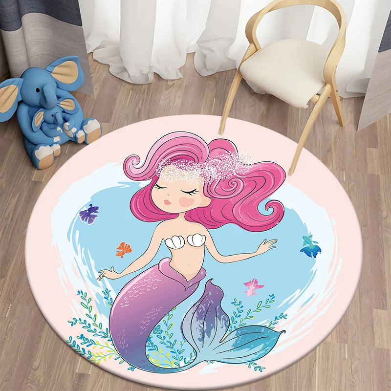 Magical Mermaid Unicorn Rug