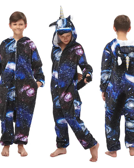 Winged Blue Unicorn Onesie