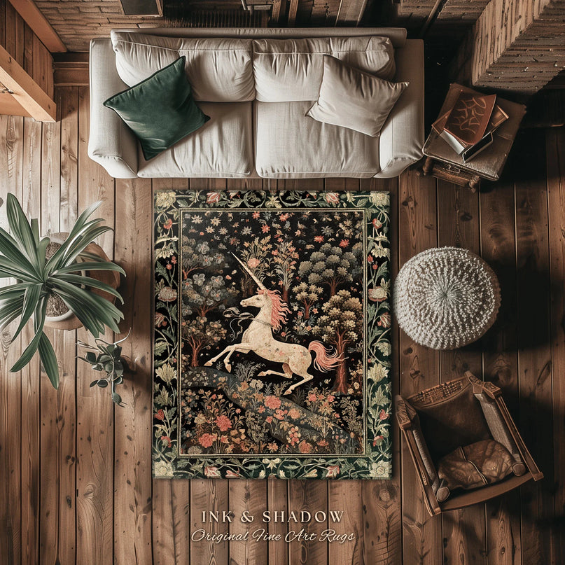 Dark Forest Tapestry Rug
