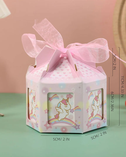Pink party favor bag for birthday and kids party