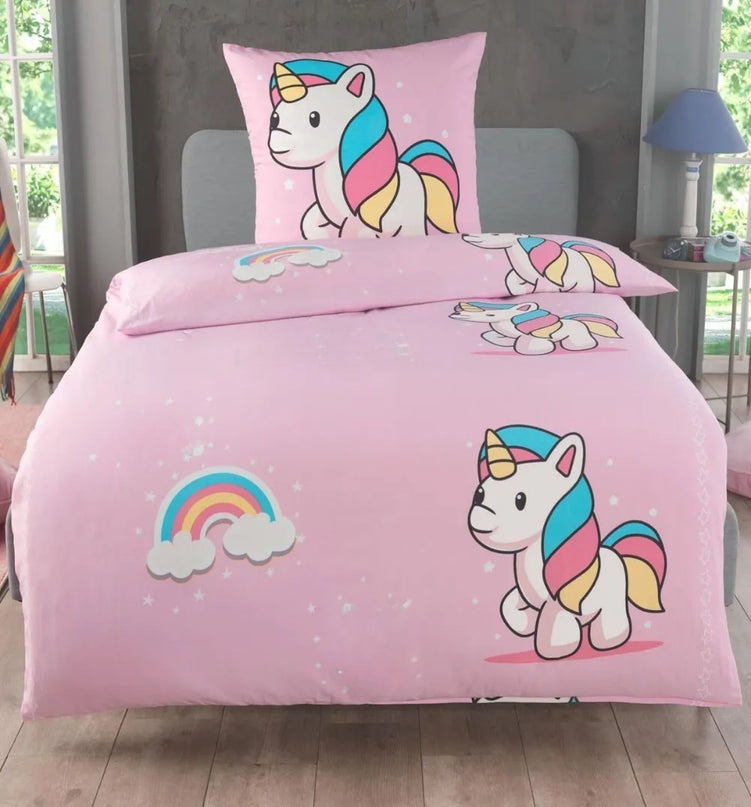 Sweet Unicorn Rainbow Bedding