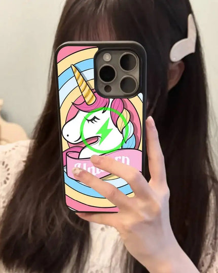 Coffee Lover Unicorn iPhone Case