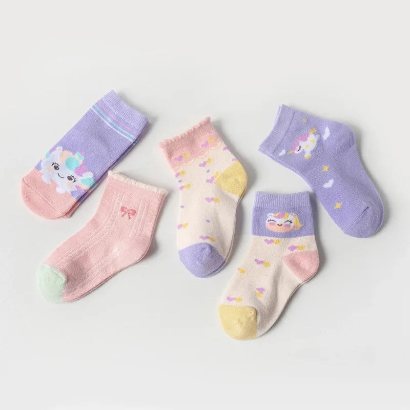 Unicorn Gift Socks Set - 5 Pairs