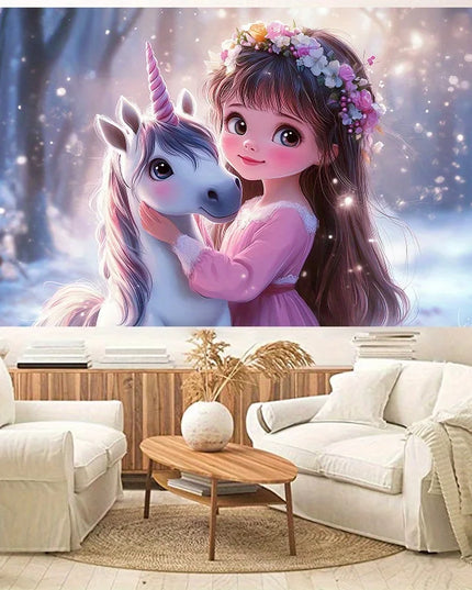 Unicorn Princess Tapestry