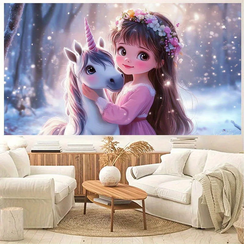 Unicorn Princess Tapestry