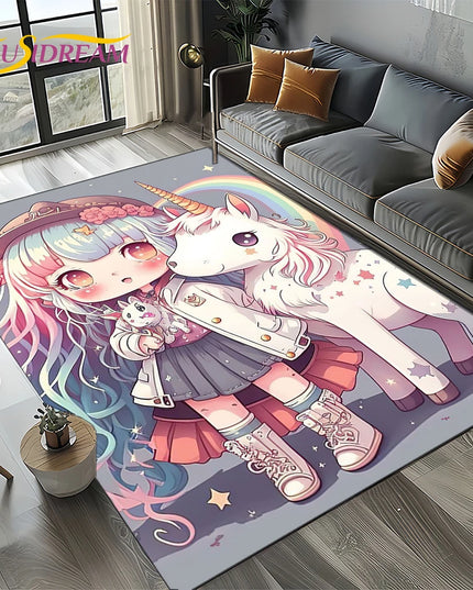 Flying Cloud Unicorn Rug