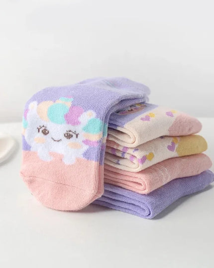 Unicorn Gift Socks Set - 5 Pairs