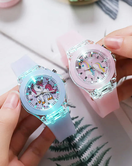 Mint Green Unicorn Glow Watch