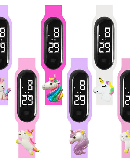 Holographic Unicorn LED Watch