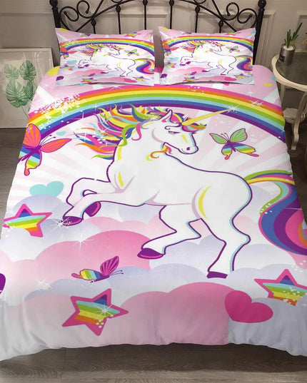 Sunburst Butterfly Unicorn Bedding