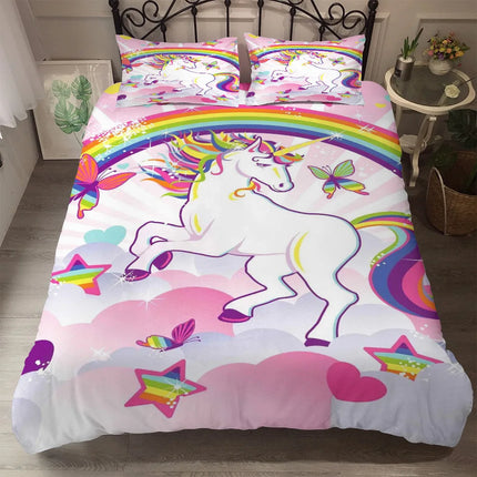 Sunburst Butterfly Unicorn Bedding