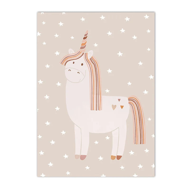 Magical Unicorn Wall Art for Nursery