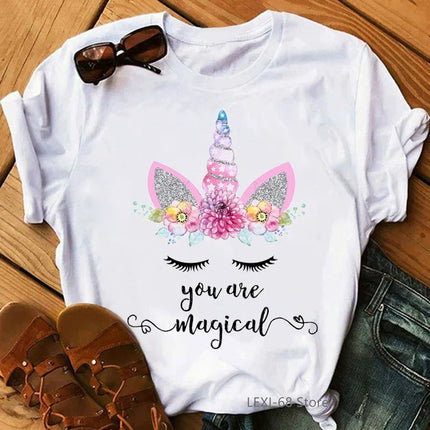 Kawaii Unicorn Girl Shirt
