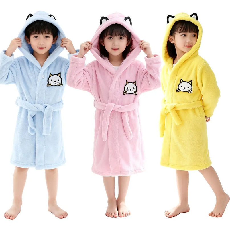 Pink Rainbow Cloud Unicorn Robe