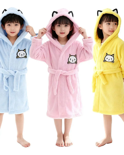 Pastel Blue Soft Unicorn Robe