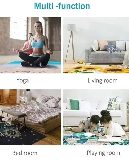 Enchanted Garden Unicorn Rug