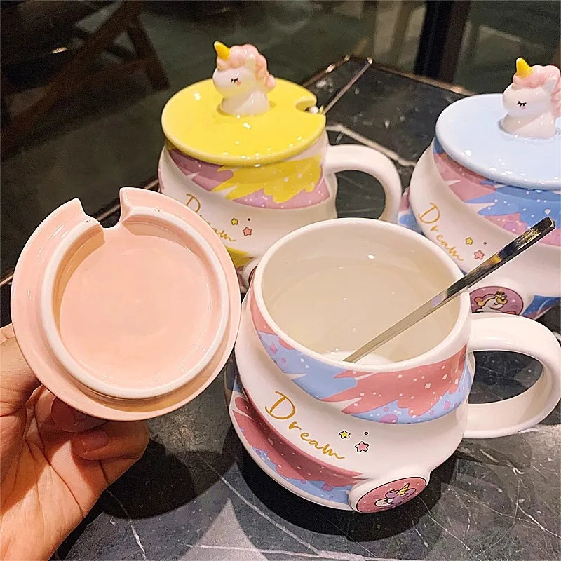 Round Belly Unicorn Mug