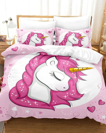 Sparkle Sleeping Unicorn Bedding