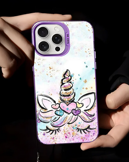 Baby Unicorn Sparkle Purple Case
