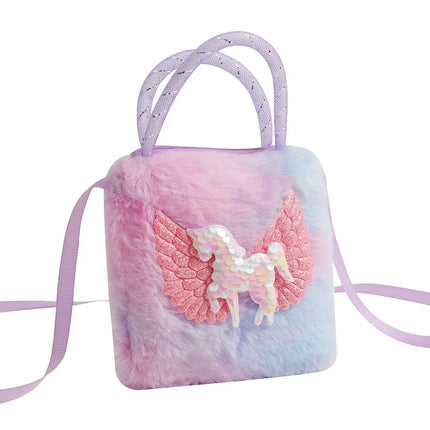 Pastel Sequin Unicorn Purse
