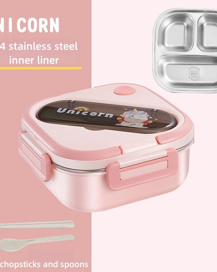 Sparkly Unicorn Steel Lunch Box