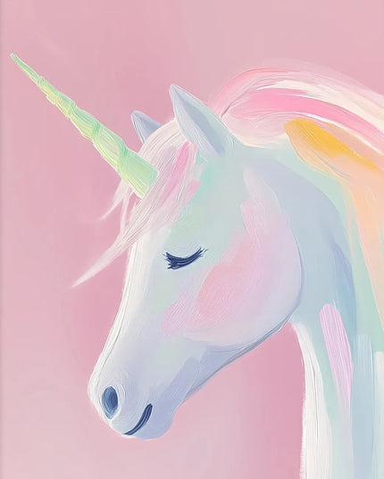 Dreamy Pastel Unicorn Wall Art