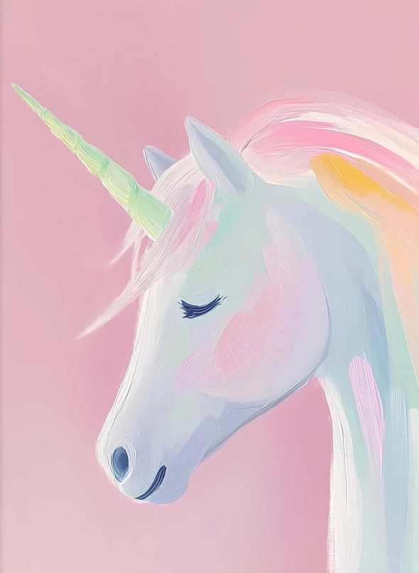 Dreamy Pastel Unicorn Wall Art