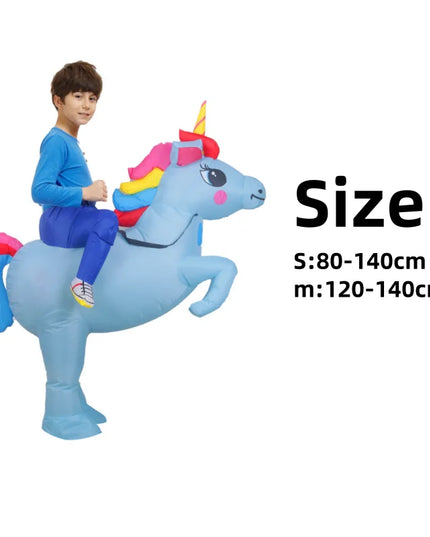 Inflatable Costume Family Set Unicorn