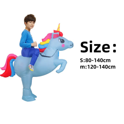 Inflatable Costume Family Set Unicorn