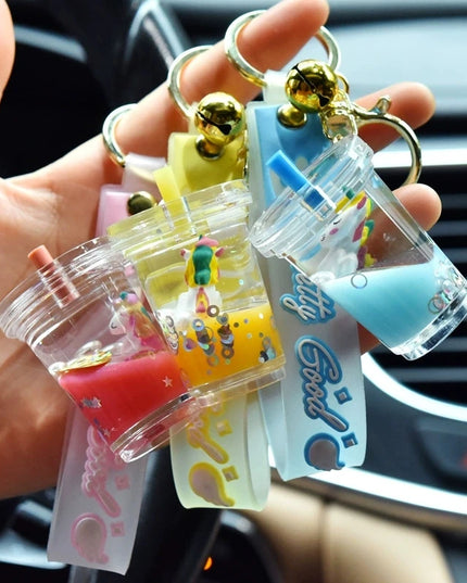 Bubble Tea Key Keychain
