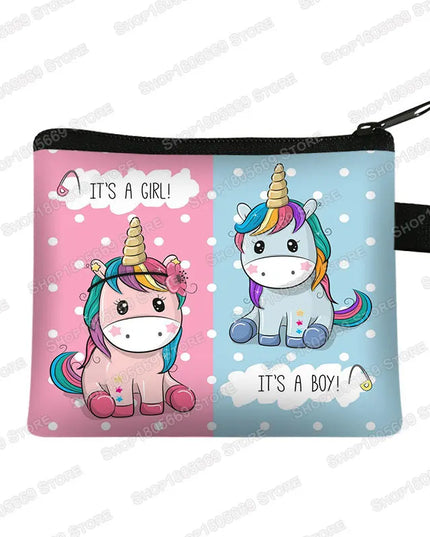 Gender Reveal Unicorn Purse