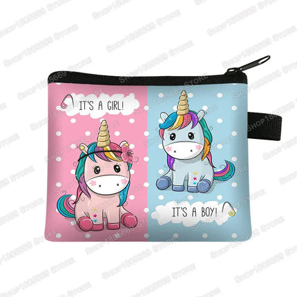 Gender Reveal Unicorn Purse