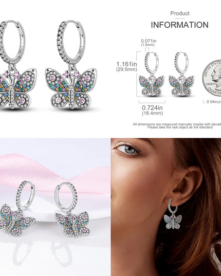 Crowned Rainbow Unicorn Earrings