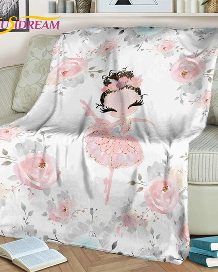 Fairy Tale White Unicorn Blanket