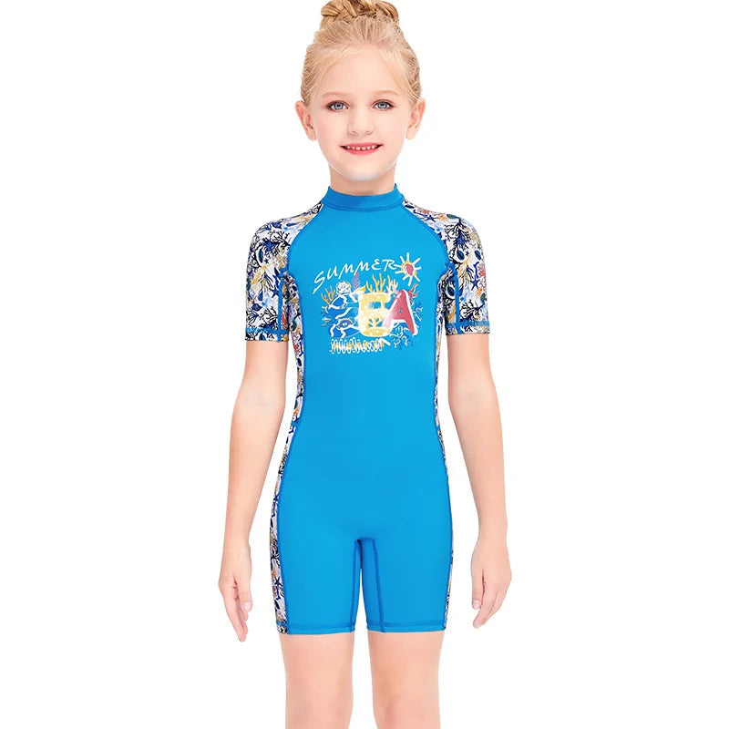 Full Coverage Girls Swimsuit