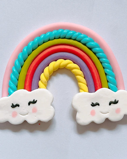 Chubby Kawaii Unicorn Cake Topper