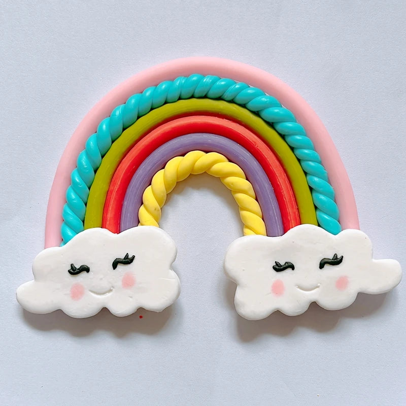 Chubby Kawaii Unicorn Cake Topper