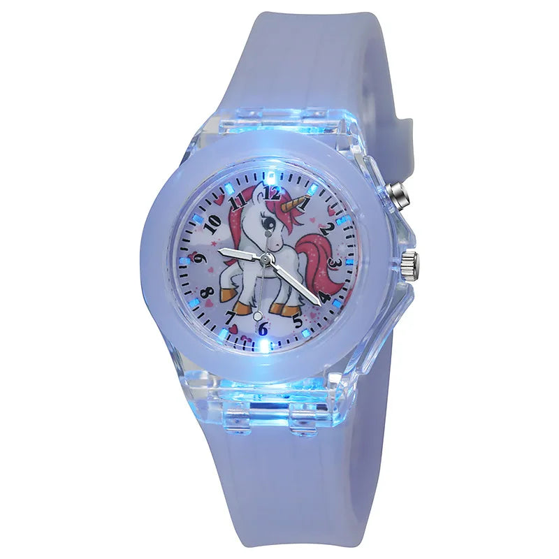 Lavender Luminous Unicorn Watch