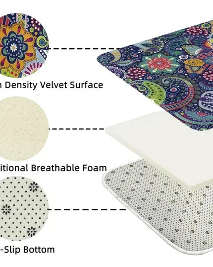 Vintage Forest Unicorn Rug