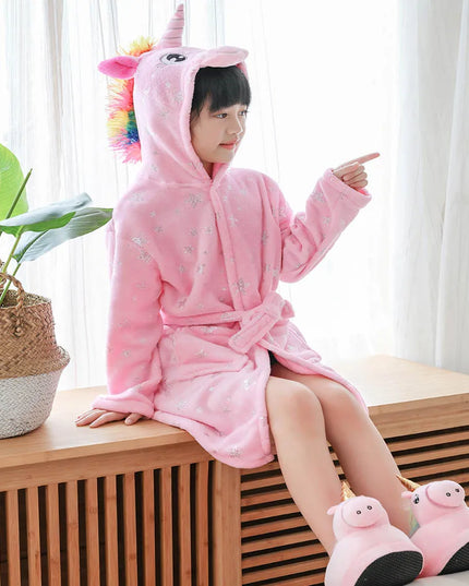 Galaxy Print Unicorn Pool Robe